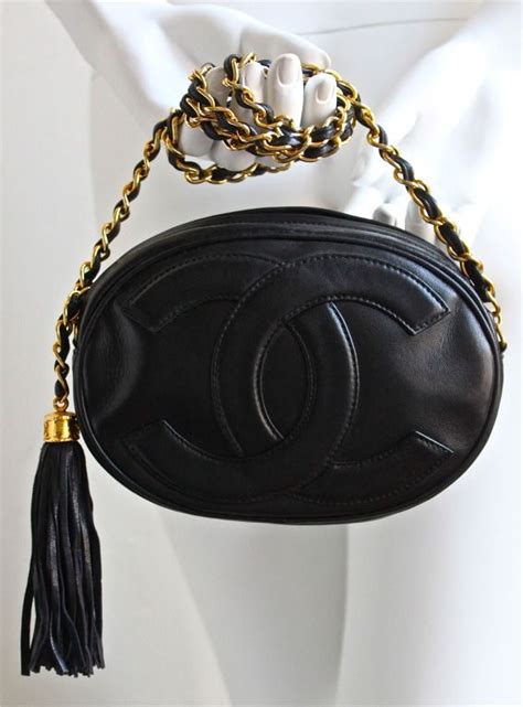 chanel oval vintage bag|chanel bags old collection.